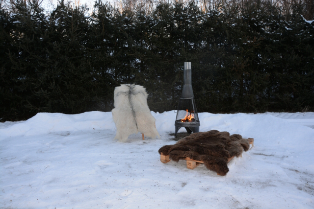 B-Ware Edles Kaschmir Ziegenfell XXL